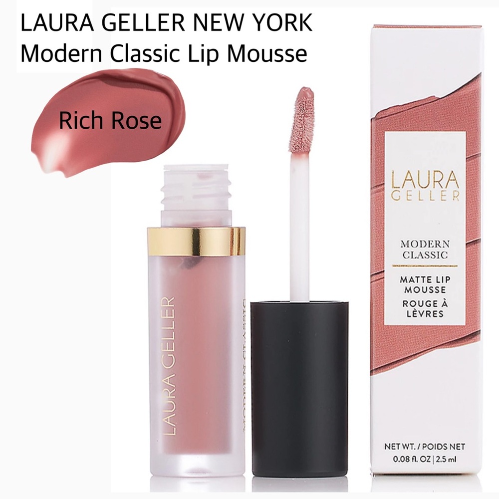 Laura Geller New York Modern Classic Matte Lip Mousse - Rich Rose